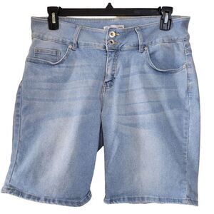 Sandpiper Blue Jean Bermuda Shorts (Size 16)